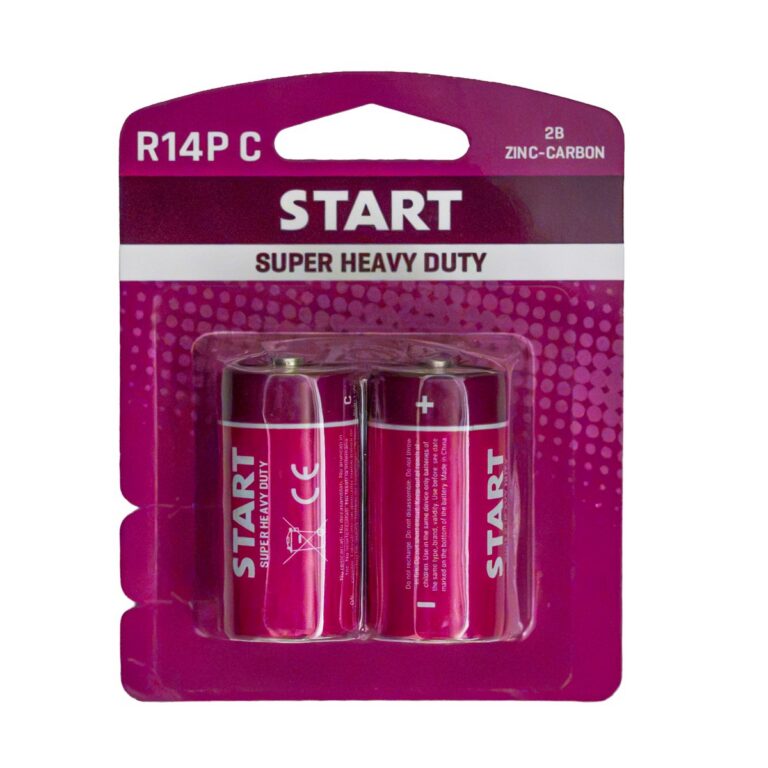 Baterii Start zinc-carbon 1,5v R14P / C, 2 buc.