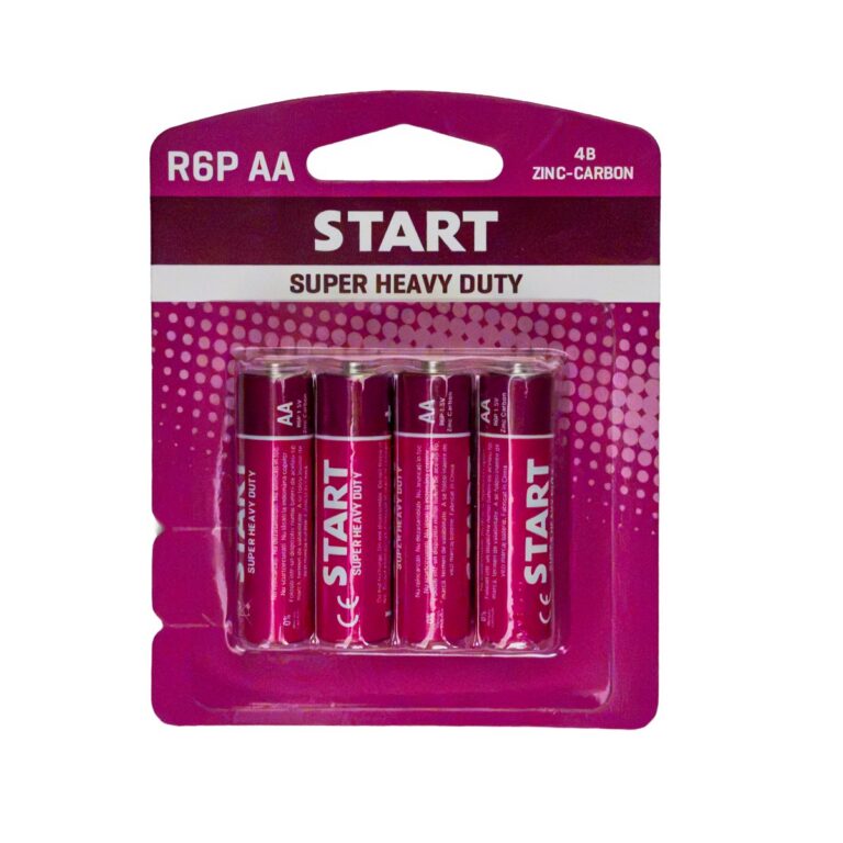 Baterii Start zinc-carbon 1,5v R6P / AA, 4 buc.